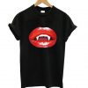 Halloween Red Lips Vampire-Kiss T-shirt-ER01