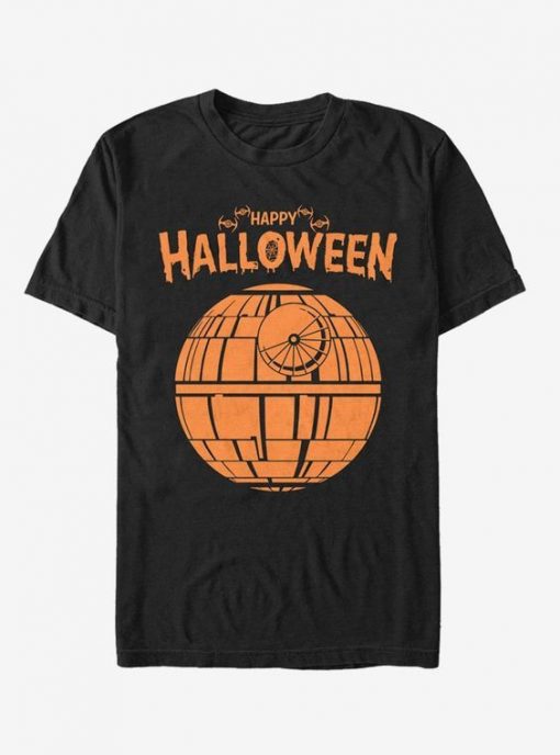 Happy Halloween Death Star T-Shirt EL