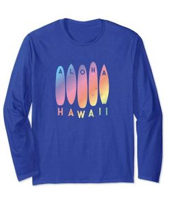 Hawaii Surfboard Aloha Sweatshirt SR01