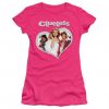 Heart Juniors and Women Hot Pink T-Shirts ER