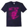 Hit The Deck Pink Skater Skateboarding T Shirt FD01