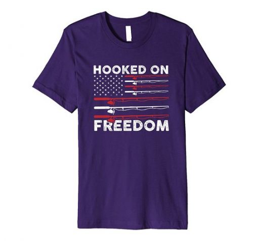 Hooked On Freedom USA T-Shirt EL01