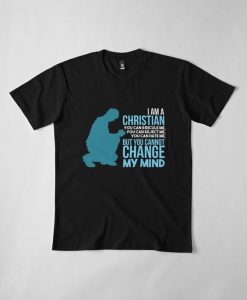 I Am a Christian Line Design T-Shirt DV29