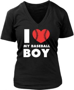 I love my baseball boy T Shirt SR01