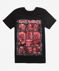 Iron Maiden Eddie Faces T-Shirt VL31