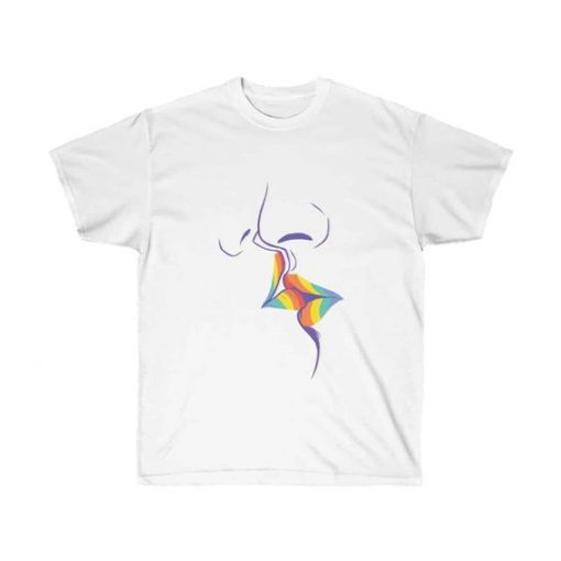 Kissing Lips LGBTQ Unisex T-Shirt ER01