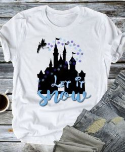 Let It Snow Disney Castle TShirt EL