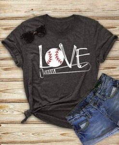 Love Baseball T Shirt SR01