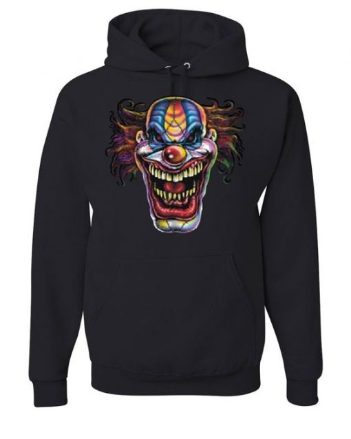 Mad Evil Clown Face Hoodie AZ01