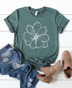 Magnolia Flower T-Shirt FR01