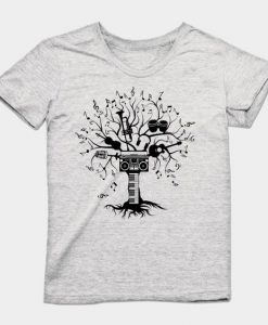 Melody Tree Speaker T-Shirt Fd01