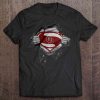 Oklahoma sooners superman Tshirt EL26