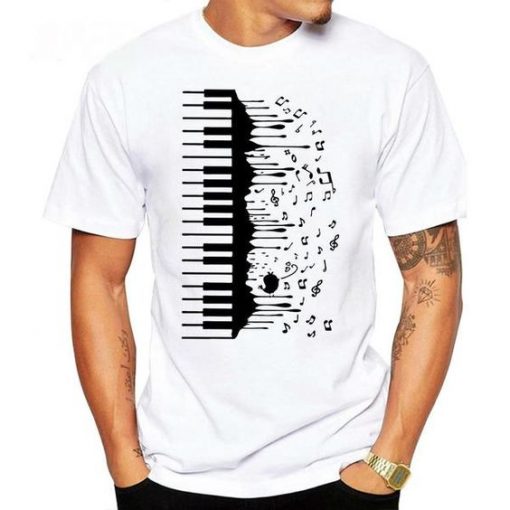 Piano Key Music T-Shirt FD01