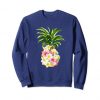 Pineapple Flowers Aloha Sweatshirt SR01
