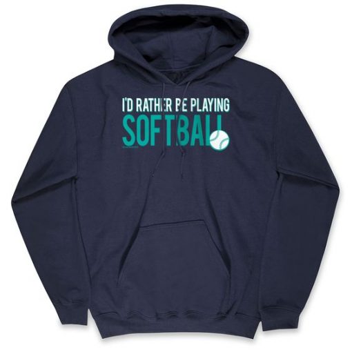 Playing Softball Hoodie EM01