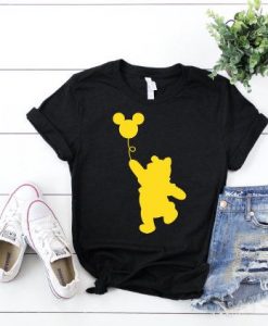 Pooh Mickey Balloon T Shirt SR