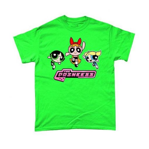 Powerpuff Girl Network 90s 00s Kawaii Neon Vegan T Shirt ER