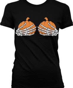 Pumpkin Boobs Women's T-shirt EL