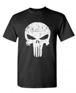 Punisher Skull Mercenary Liberty T-shirt ER01