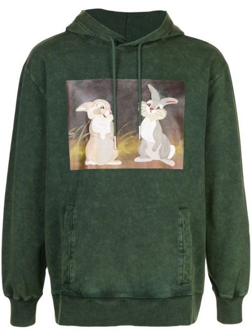 Rabbit Print Hoodie AZ01