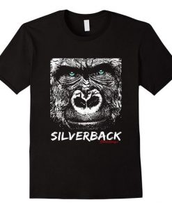 Silverback Gorilla Line Design T-Shirt DV29