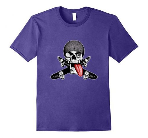 Skater Skull Skateboards T-shirt FD01