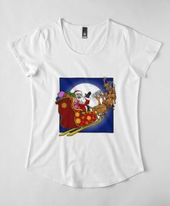 Sleigh Away Santa Claus T-Shirt EL01