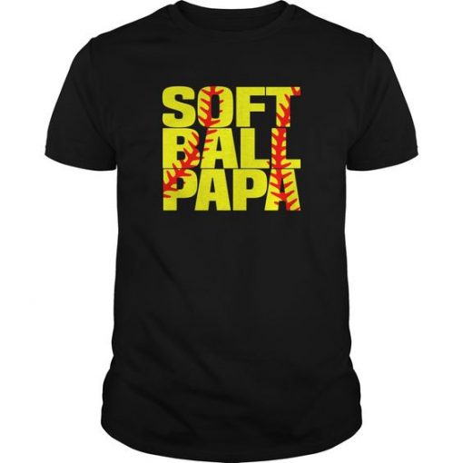 Softball Papa T-Shirt EM01