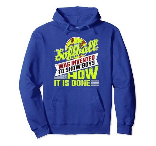 Softball Quote Funny Hoodie AV