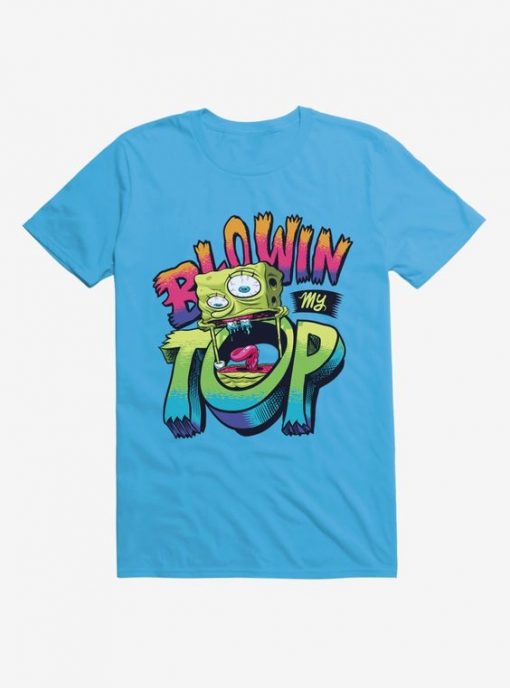 SpongeBob Blowin My Top T-Shirt DV01