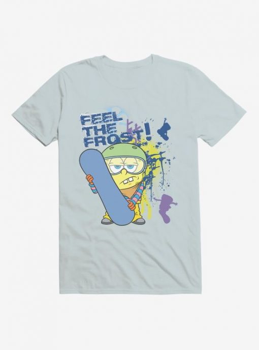 SpongeBob SquarePants Feel the Frost Ski T-shirt ER01