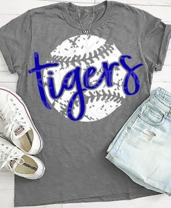 Tigers baseball T Shirt SR01