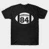 US American Football Number 84 T-Shirt EL01