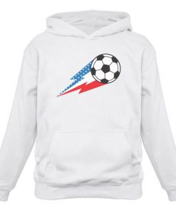 USA Soccer Ball Hoodie EM01