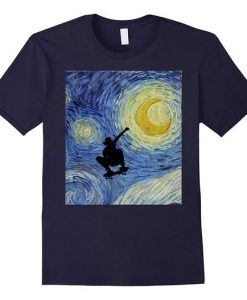 Van Gogh Starry Night T-shirt Fd01