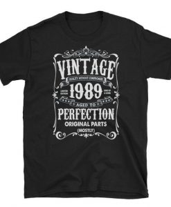 Vintage 1989 Aged To Perfection T-Shirt EL01