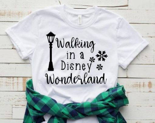 Walking in a Disney T-shirt FD