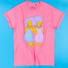 Women's Hot Pink The Simpsons Patty T-SHIRT ER