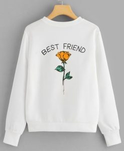 Best Friend Flower Sweatshirt FD30n