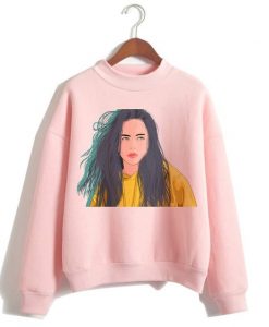Billie Eilish Pink Sweatshirt FD30N