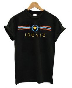 Black Iconic Slogan T Shirt FD30N