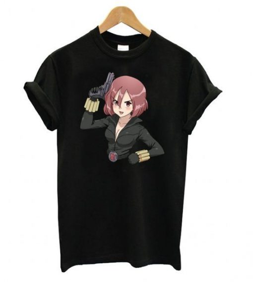 Black Widow Kawaii T shirt FD30N