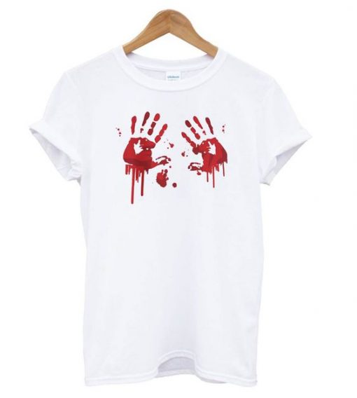 Bloody Hands T shirt SR7N