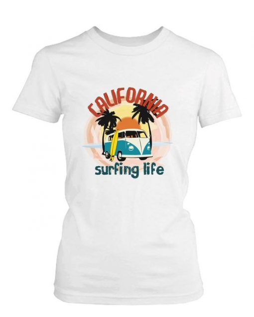 California Surfing Life T Shirt N23SR