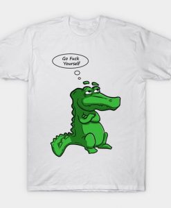 Cartoon Alligator T-Shirt AI4N