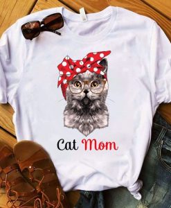 Cat Mom T Shirt SR1N