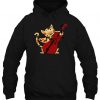 Cat Playing Cello Hoodie FD30N