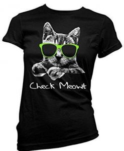 Check Meow T Shirt SR1N