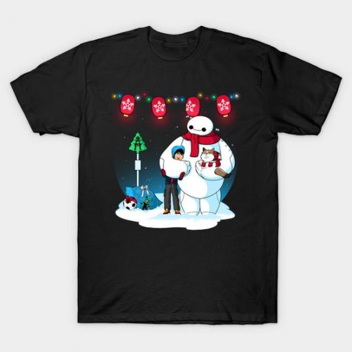 Christmas Heroes Baymax Tshirt EL4N