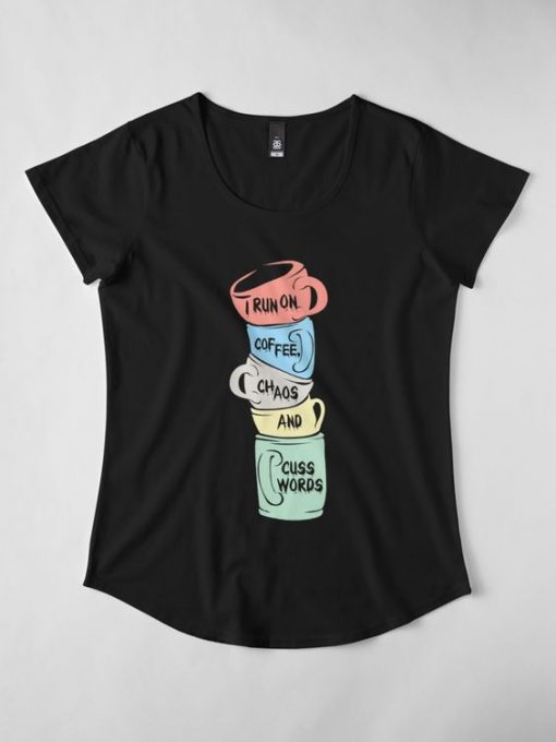 Coffee Words Tshirt Fd30N